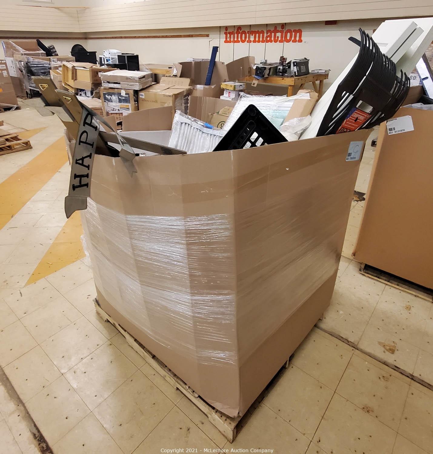 McLemore Auction Company Auction Lowe's Returns and Overstock