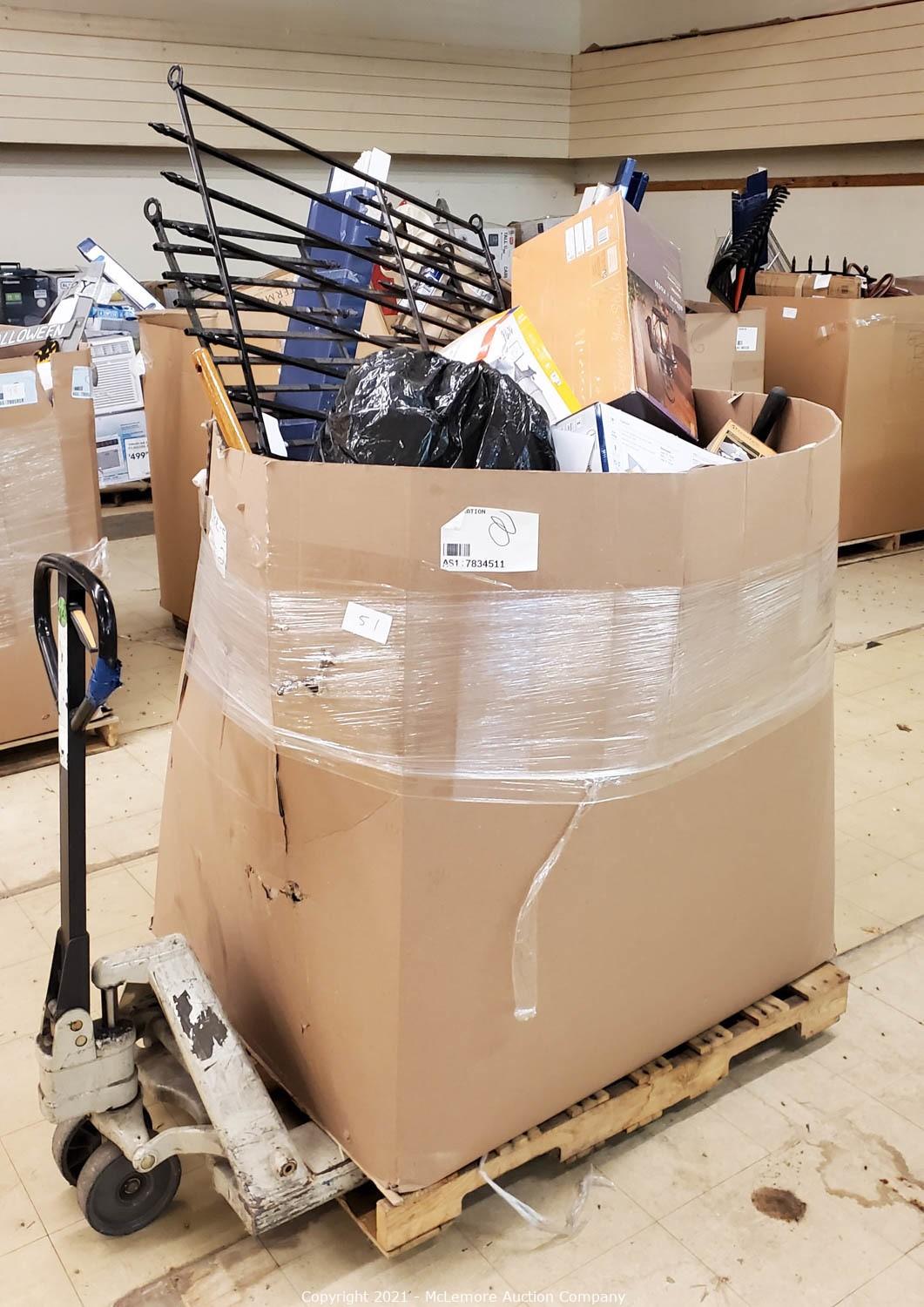 McLemore Auction Company Auction Lowe's Returns and Overstock