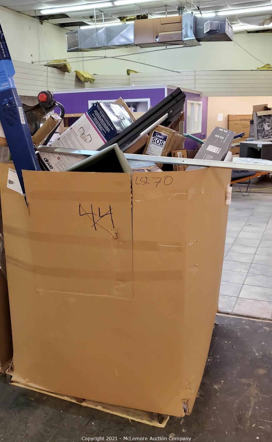 McLemore Auction Company Auction Lowe's Returns and Overstock