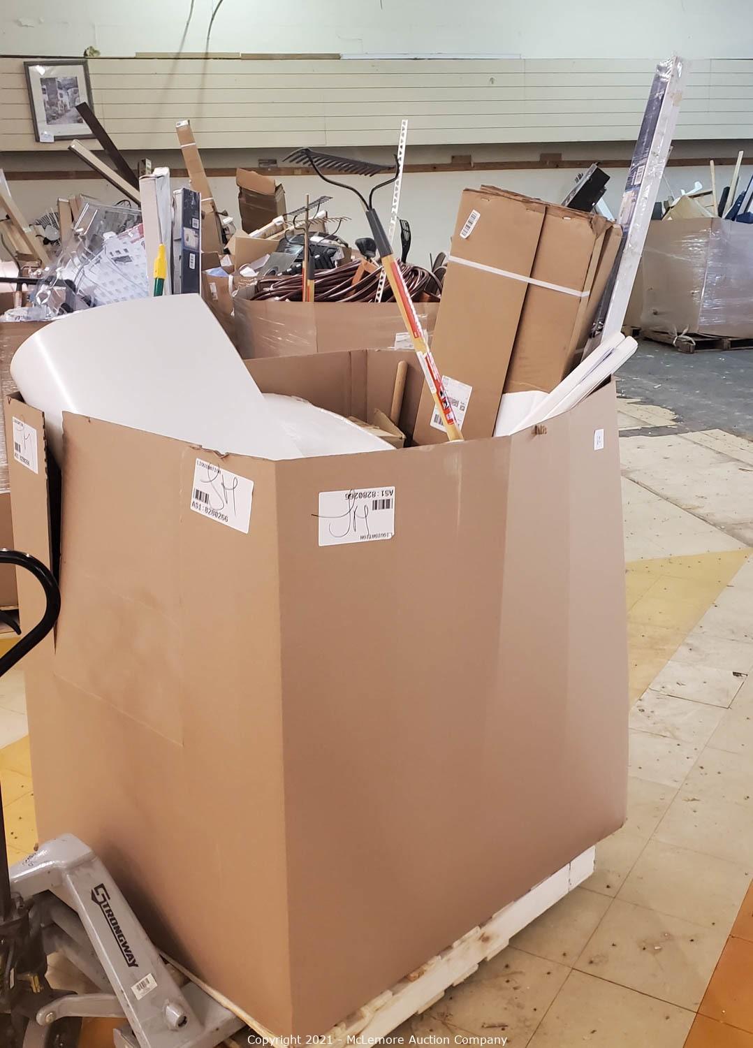 McLemore Auction Company Auction Lowe's Returns and Overstock