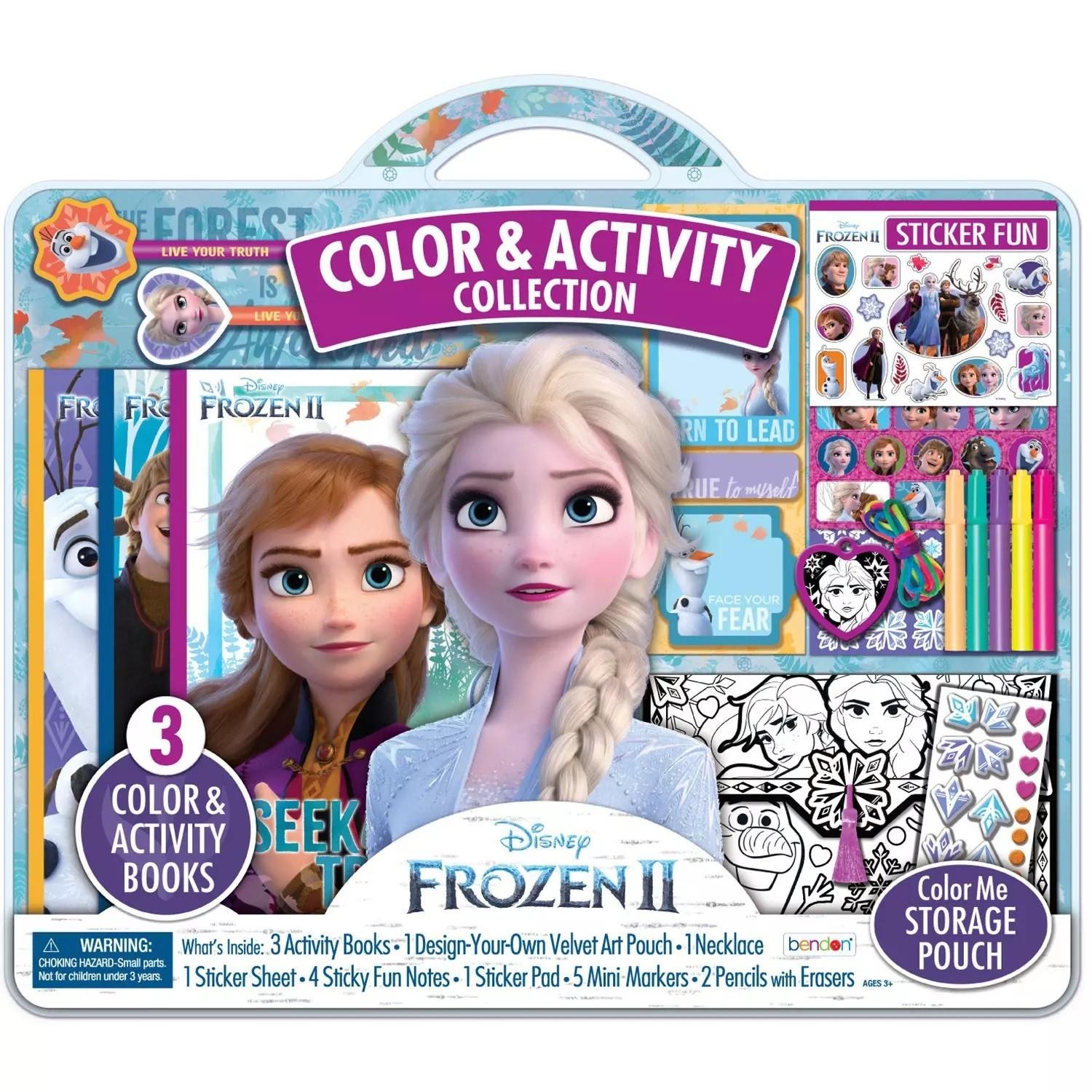 disney frozen ii color and activity set