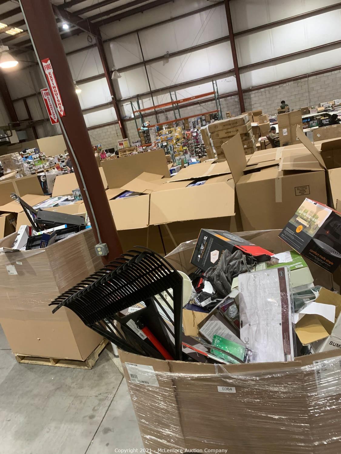 McLemore Auction Company Auction Lowe's Tools, Furniture, Gaylords