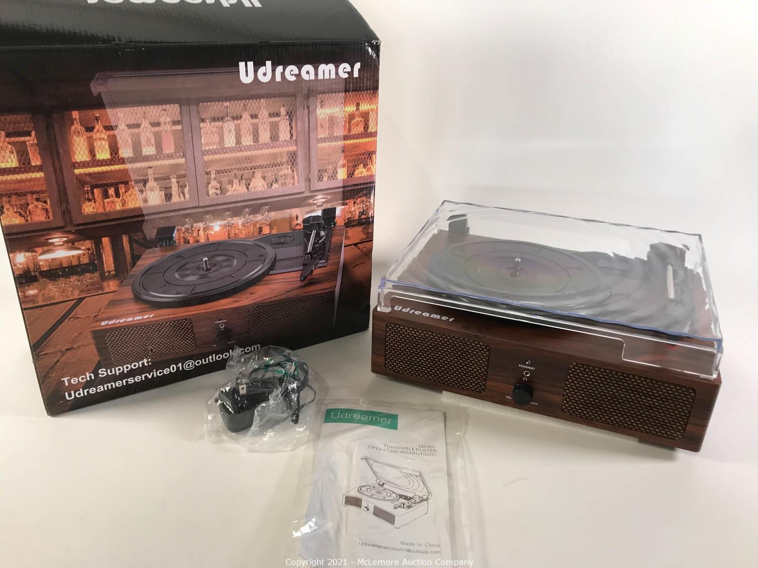 udreamer vinyl record player