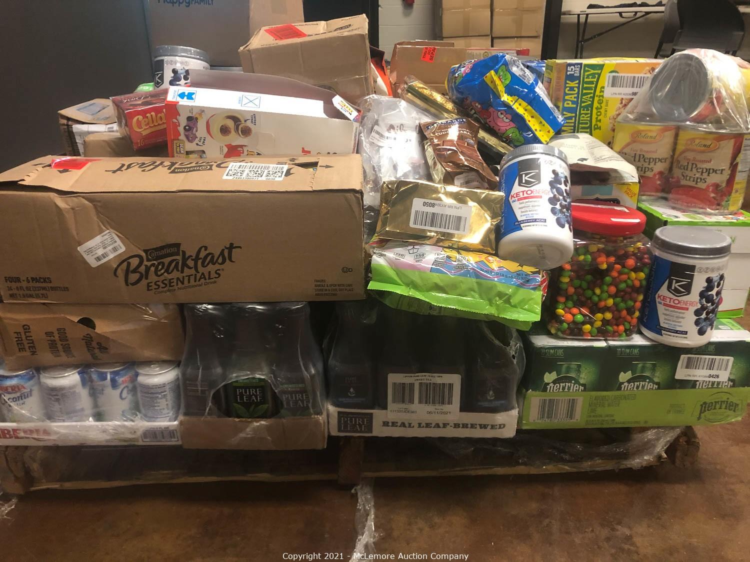 McLemore Auction Company Auction Wholesale Pallets, Electronics, Pet