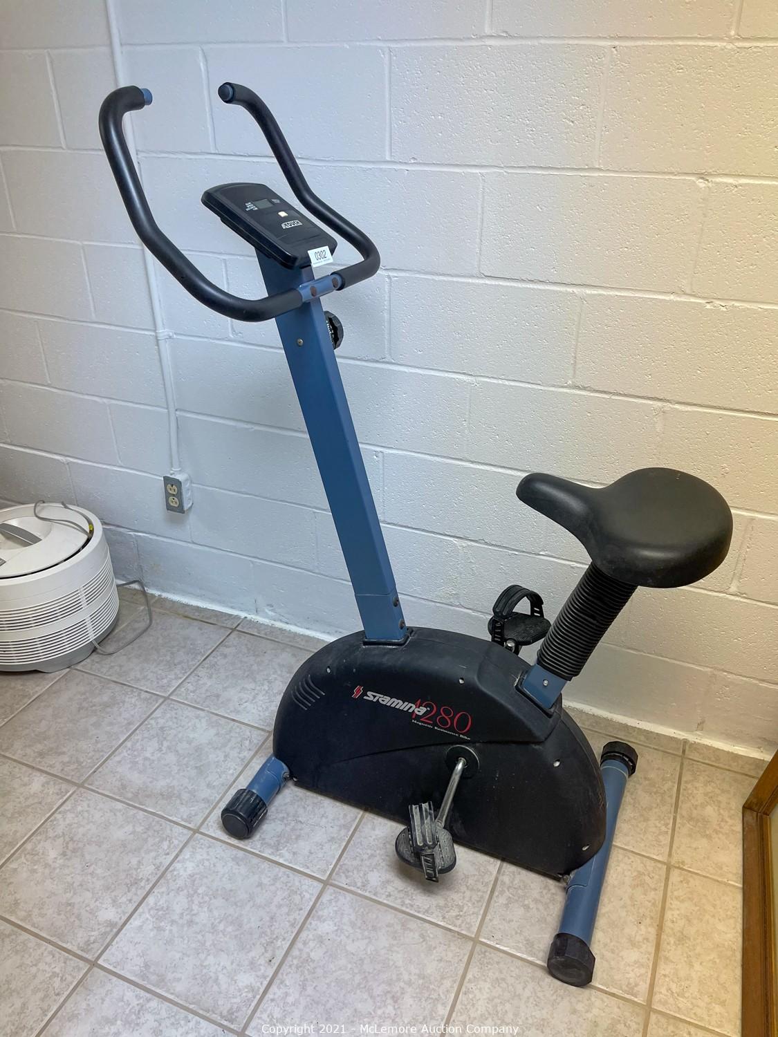 McLemore Company - Auction: Furniture, Tools, Electronics, Memorabilia, Home Decor, Exercise Equipment, 10 Trailer, Smoker Trailer and More from a Home in Winchester, TN ITEM: Stamina 1280 Magnetic Resistance Bike