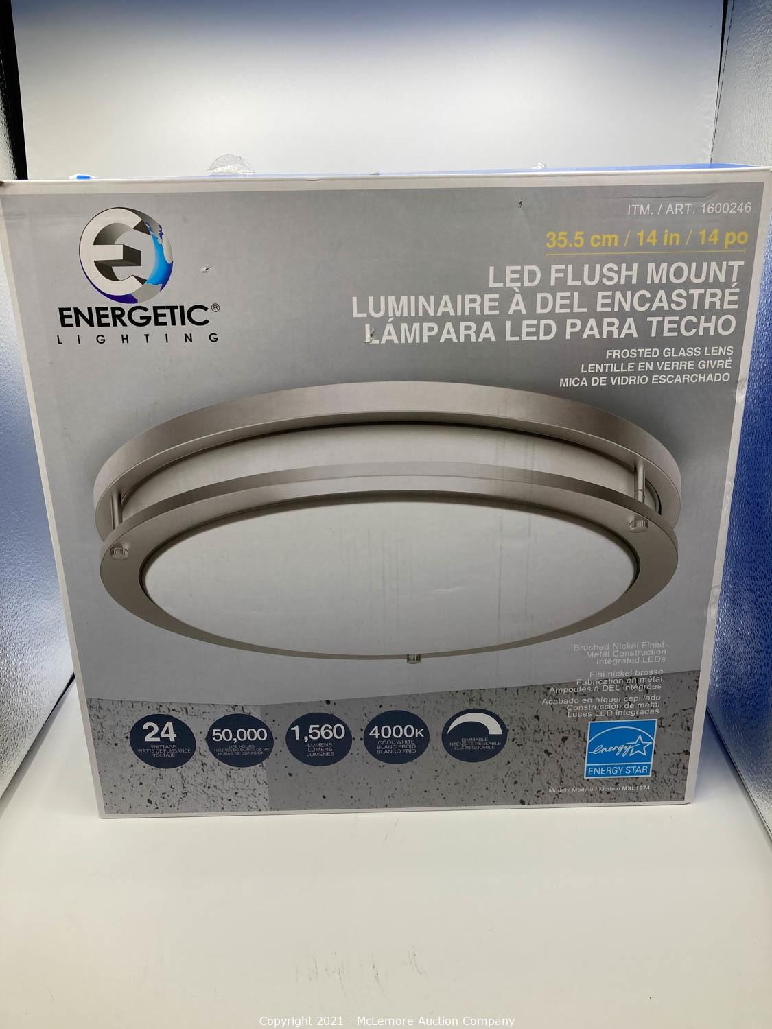 energetic lighting 14 led flush mount costco