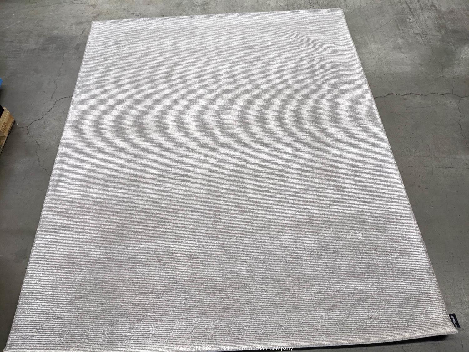 McLemore Auction Company - Auction: Brand New Rugs, Runners, Accent Rugs,  Bathroom, Kitchen and Bath Mats from a Large Warehouse Club Retailer ITEM: Calvin  Klein Revine CK221 Furrow Fog - Ravoi Fog -