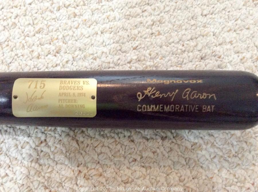 hank aaron magnavox bat