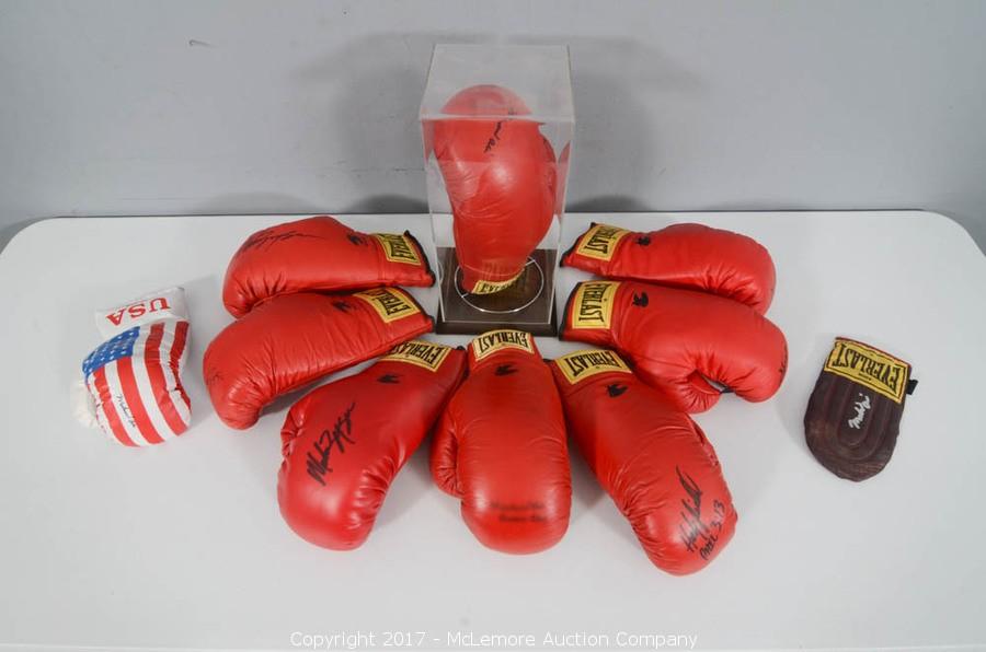 massive boxing gloves