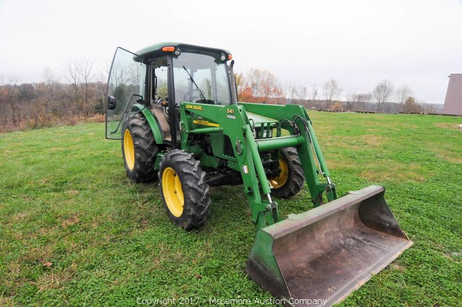 McLemore Auction Company - Auction: John Deere 5420 4x4, Enclosed Cab ...