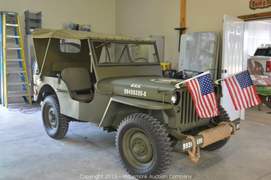 McLemore Auction Company - Auction: 1943 Ford GPW Military Jeep ITEM ...