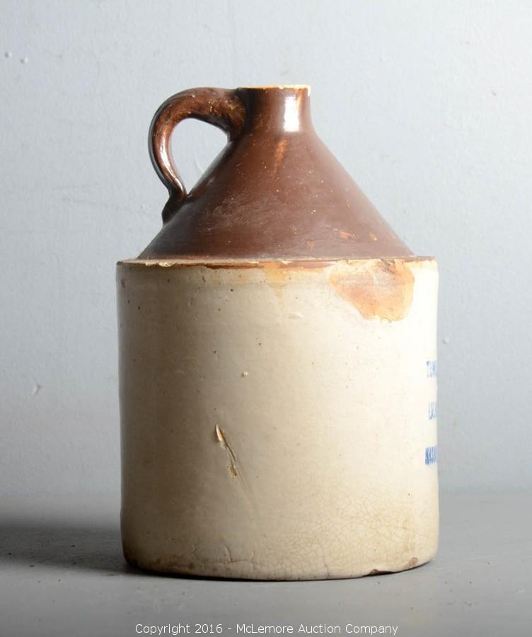 McLemore Auction Company Auction Jugs, Crocks and Other Stoneware