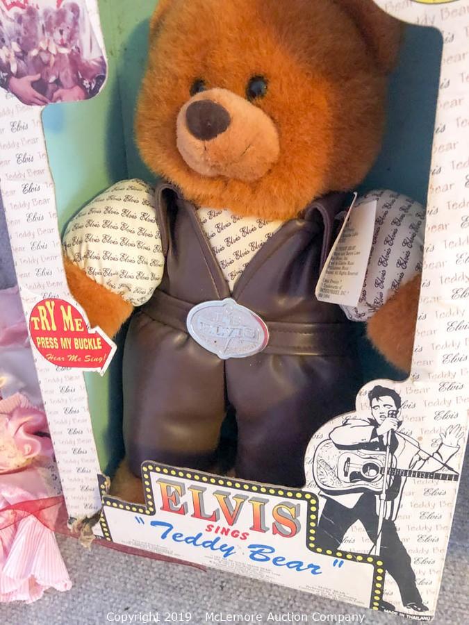 elvis singing teddy bear