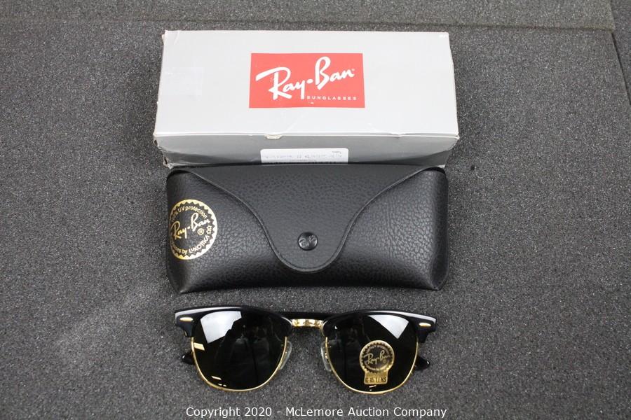 Mclemore Auction Company Auction New Designer Watches Sunglasses Jewelry Handbags Accessories And Collectible Coins From A Columbia Tn Wholesaler Shipping Auction Only Item Ray Ban Rb3016 Clubmaster Square Sunglasses