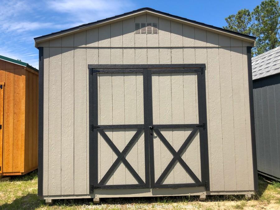 McLemore Auction Company Auction 41 Unused Sheds Located in GA and