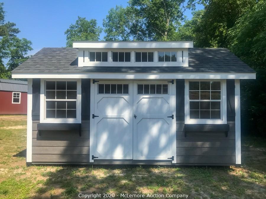 McLemore Auction Company Auction 41 Unused Sheds Located in GA and