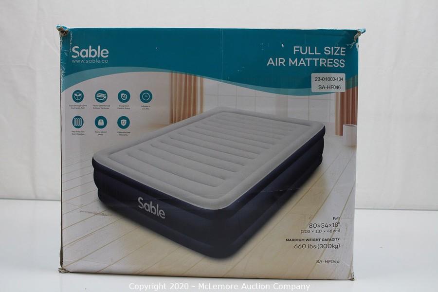 sable air bed