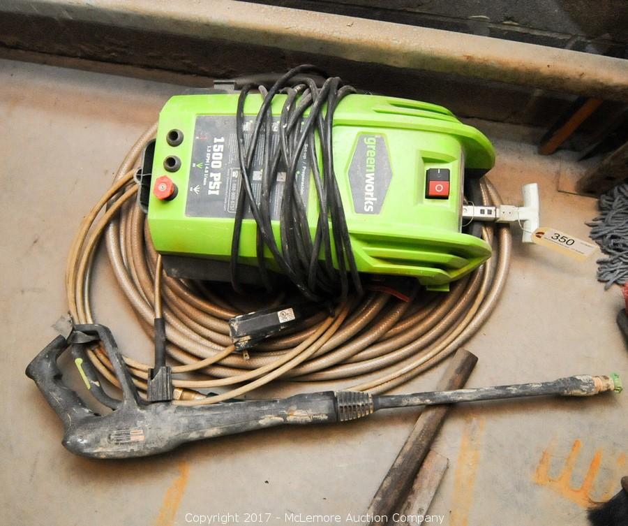 Greenworks 1500 PSI Pressure Washer