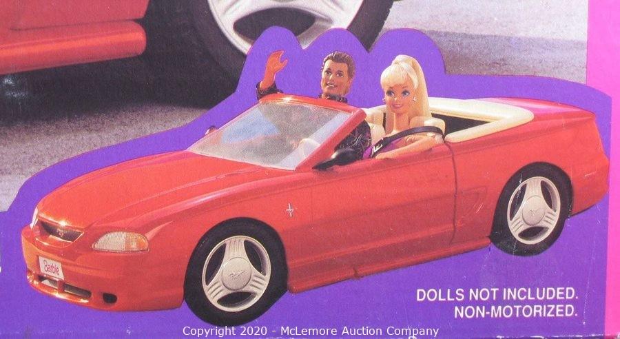 barbie red mustang convertible