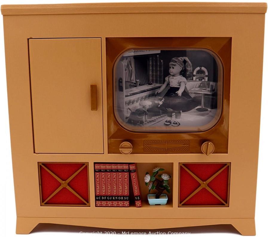 american girl tv console