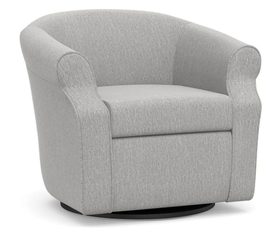 soma lyndon upholstered swivel armchair