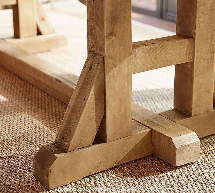 Mclemore Auction Company Auction Large Quantity Of Furniture From Williams Sonoma West Elm And Pottery Barn Item Stafford Reclaimed Wood Extending Dining Table Pine 86 110 L