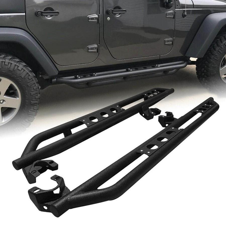 McLemore Auction Company - Auction: Appliances, Tools, Exercise Equipment,  Computer Equipment ITEM: 2007-2018 Jeep Wrangler JK JKU Side Step Running  Boards Armor Guard - 4Doors