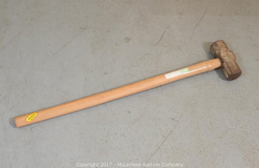 wedge and sledge hammer
