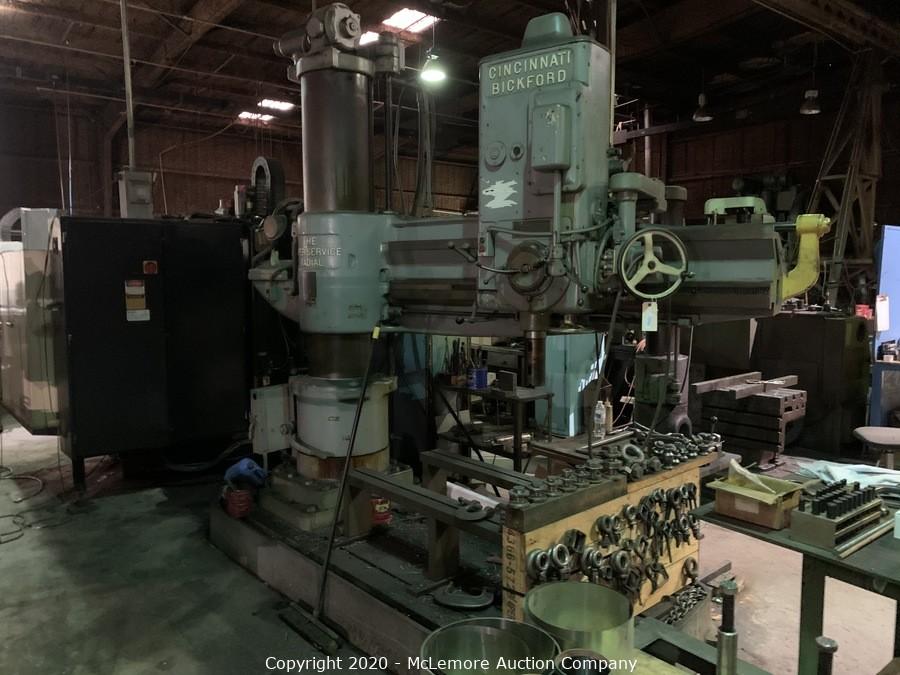 McLemore Auction Company Auction Complete Liquidation of J&J Machine