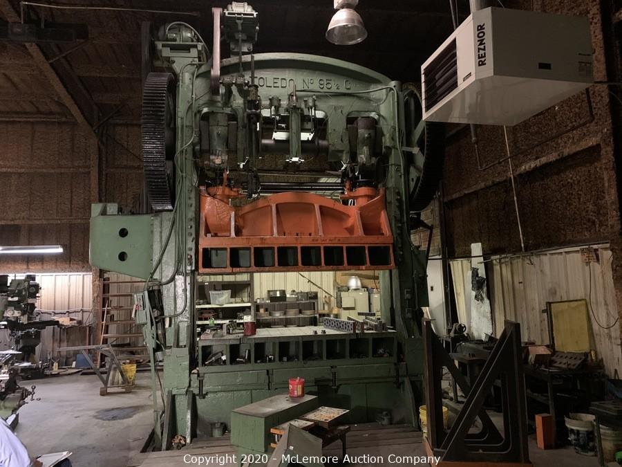 McLemore Auction Company Auction Complete Liquidation of J&J Machine