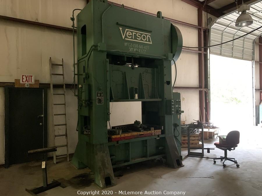 McLemore Auction Company Auction Complete Liquidation of J&J Machine