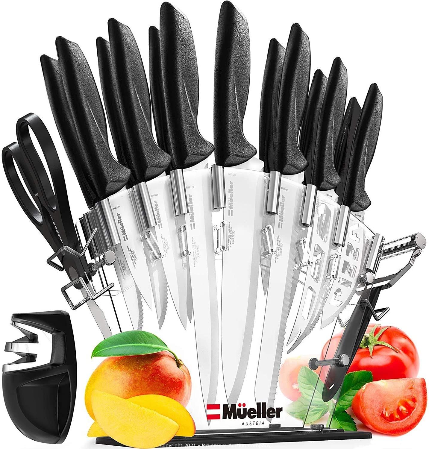 shogun 17 piece knife set