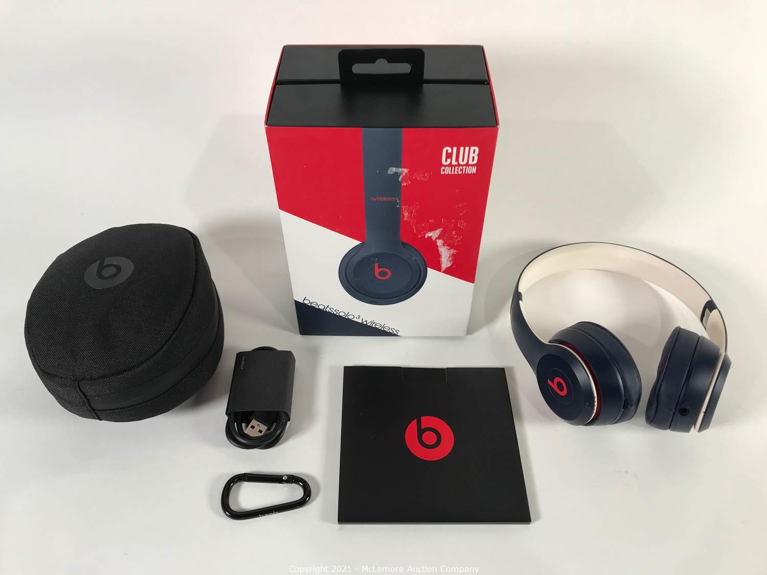 McLemore Auction Company - Auction: Electronics, Gaming, Home Goods, Beauty  Products, Toys, Power Tools, Clothing, Accessories, Appliances and More  ITEM: Beats Solo3 Wireless On-Ear Headphones - Apple W1 Headphone Chip,  Class 1