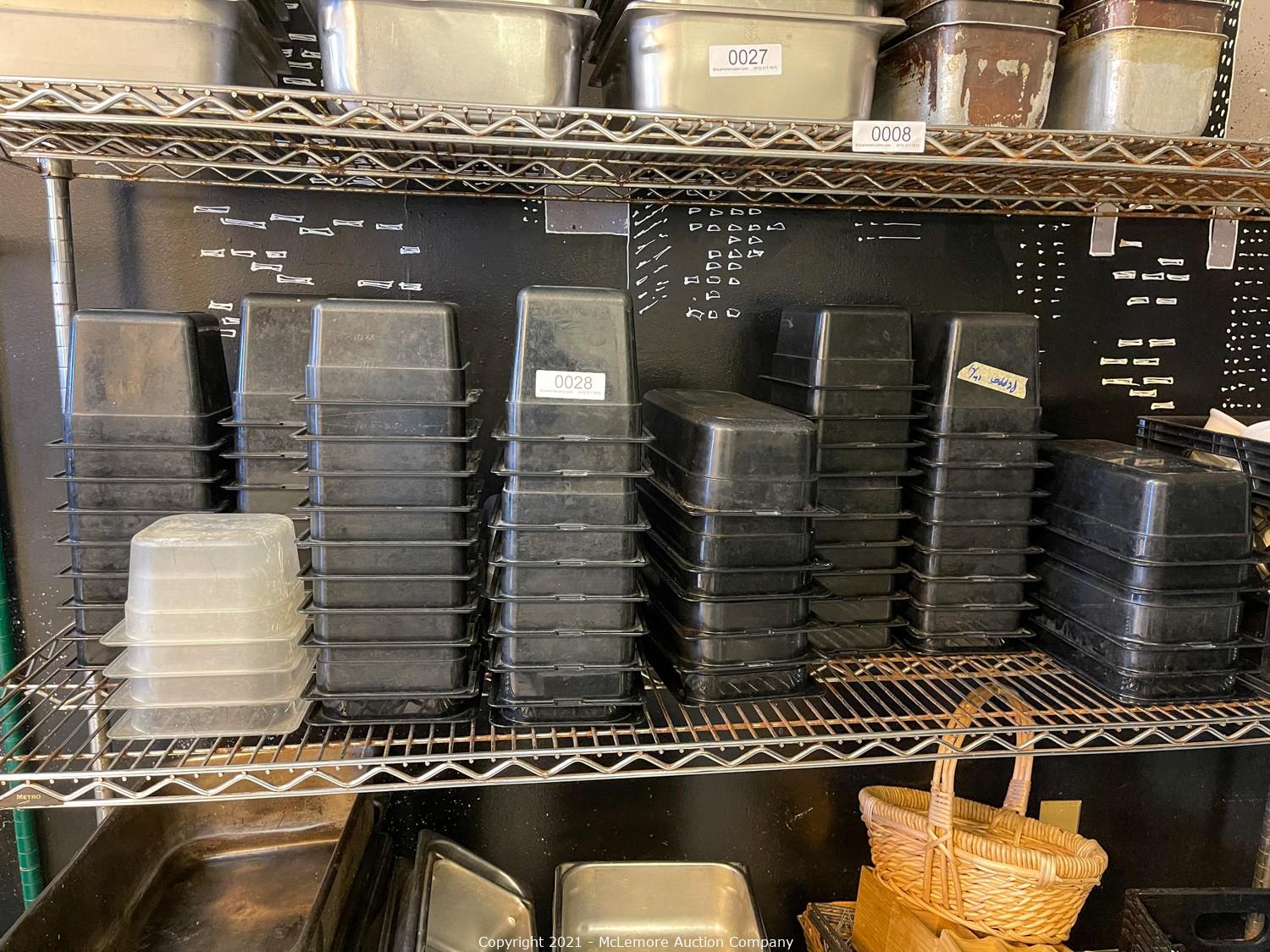 McLemore Auction Company Auction Restaurant and Catering Equipment