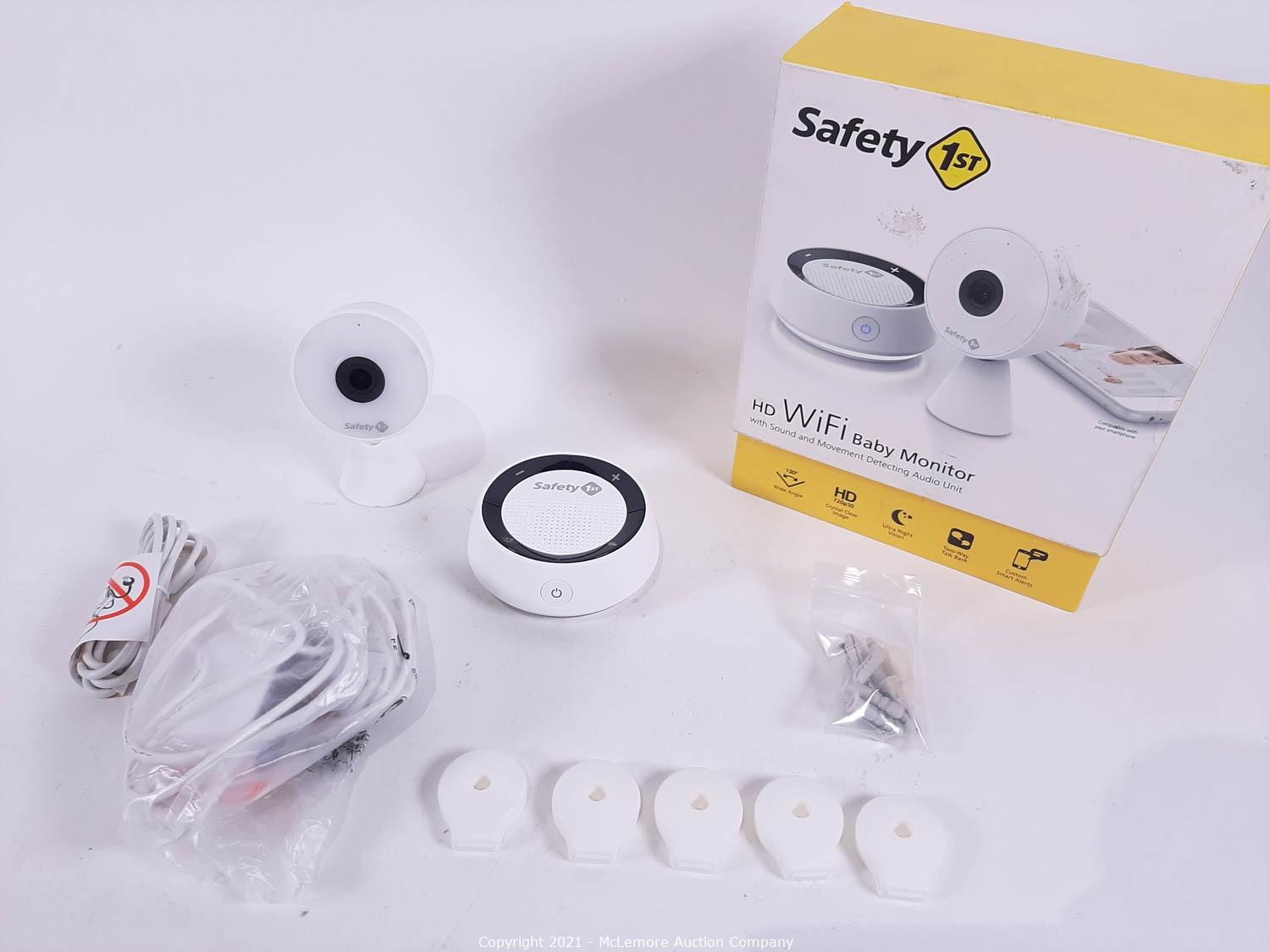 Safety 1st HD Wi-Fi Baby Monitor Camera with Sound and Movement Detecting Audio 